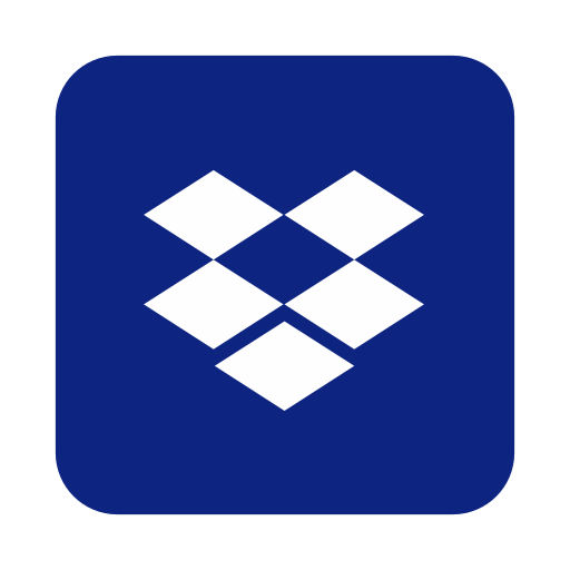 Dropbox, cloud, drive, storage, social media, website icon